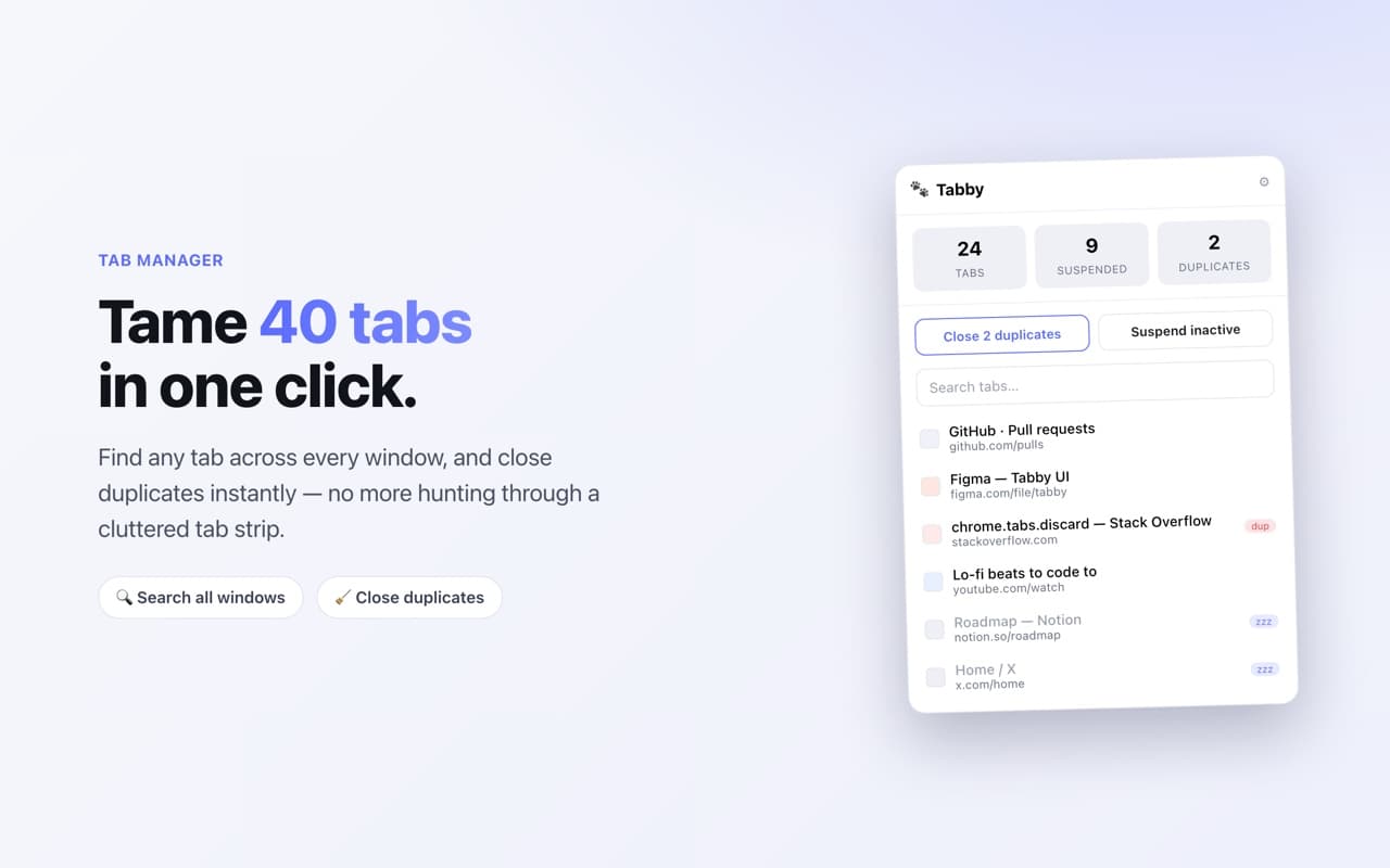 Tabby screenshot